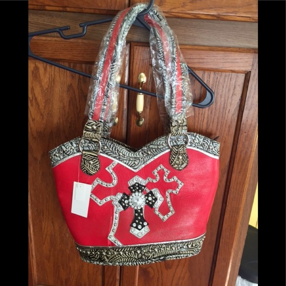 Handbags - Beautiful red Tote Purse